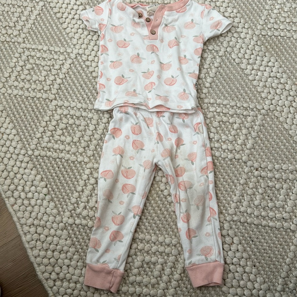 Toddler Peach Pajamas